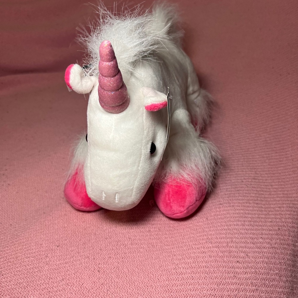 Dallas Cowboys NFL Unicorn Plush White Pink Star Logo Stuffed Animal Toy 13" - Picture 4 of 5